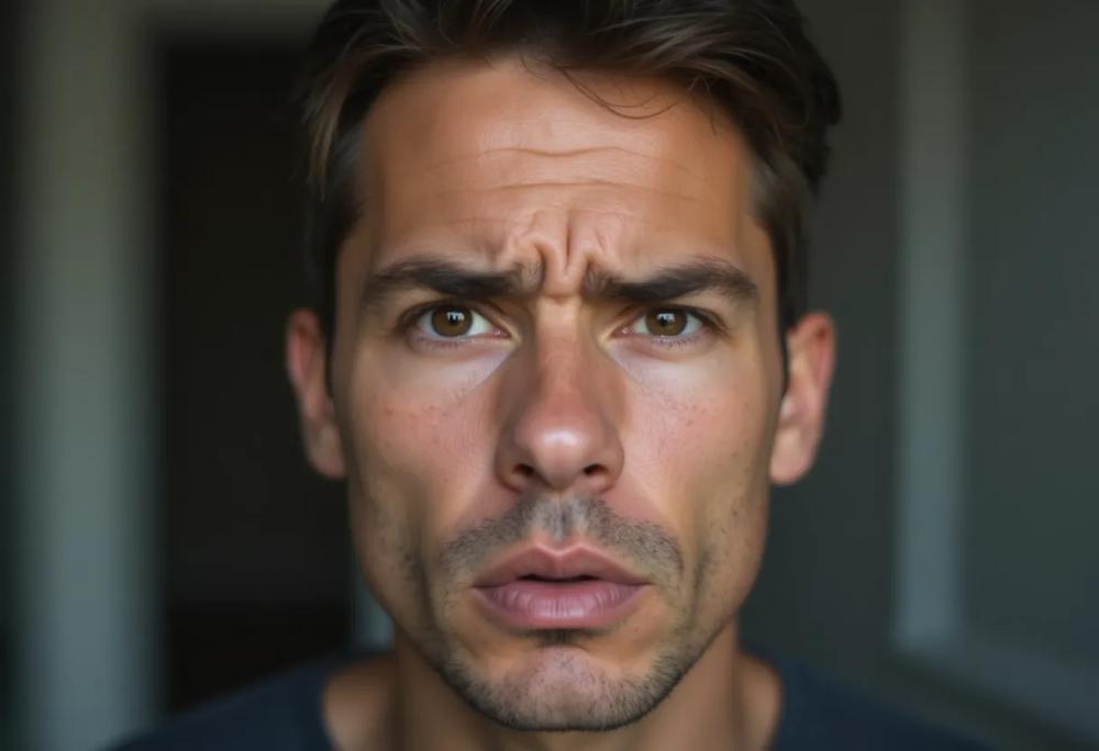 Worried face