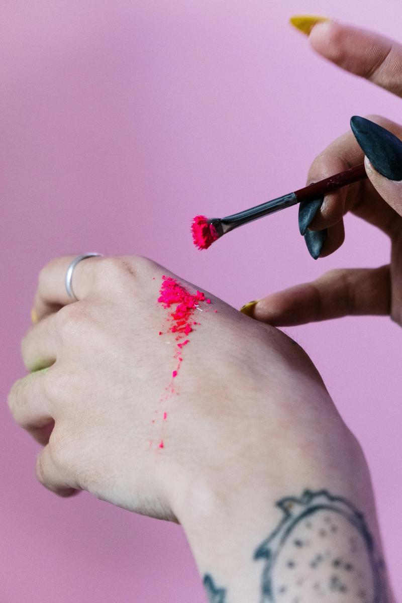 makeup application